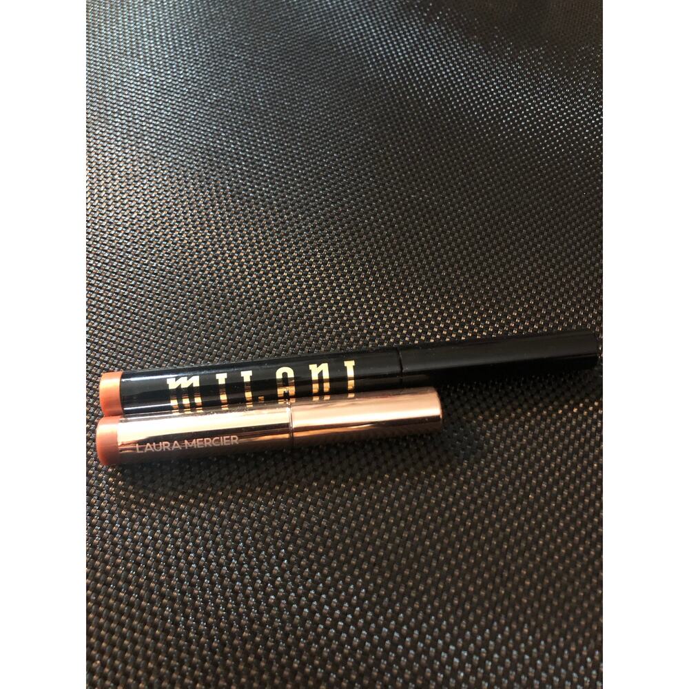 Laura Mercier and Milani crème eyeshadows